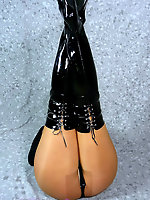 sexy big mature in high heels and pantyhose